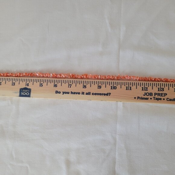 Coral Necklace Orange Choker Vintage - Picture 8 of 12